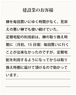 建設業のお客様