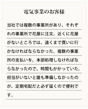 電気事業のお客様